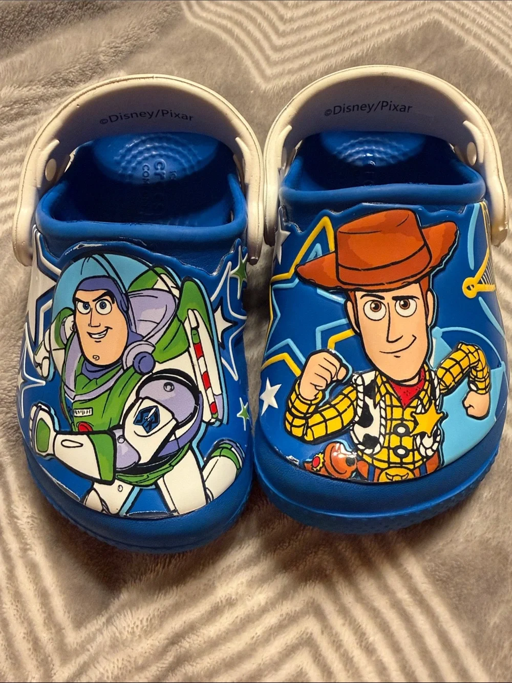 Crocs Toy Story 4 Waterproof Slip-On Shoes Blue